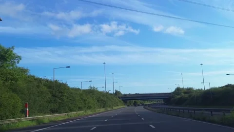 Time Lapse Travel Between London to Lake Districts England Stock Footage 340814965