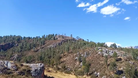 Time lapse of trees, rocks and clouds Stock Footage 293094801