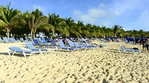 Time Lapse of Tropical Beach Stock Footage 18563388