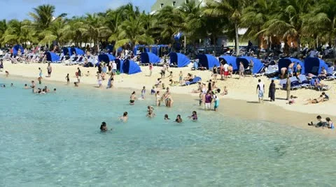 Time Lapse of Tropical Beach Video stock 18592513