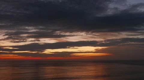 Time Lapse. Tropical sunset ocean sea. 库存影片 50873721