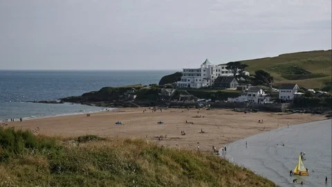 Time lapse of two islands closing off 스톡 동영상 114643943