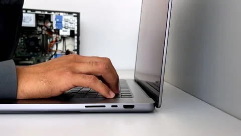 Time-lapse of typing Stock Footage 202183511