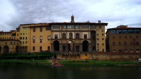 Time lapse of Uffizi Gallery, Florence Stock Footage 81102136