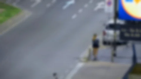 Time lapse of unidentifiable prostitute at night - timelapse Stock Footage 100533635