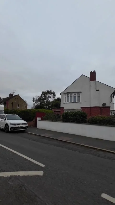 Time Lapse. Urban Car Drive Through City Streets of United Kingdom Stock Footage 340539563