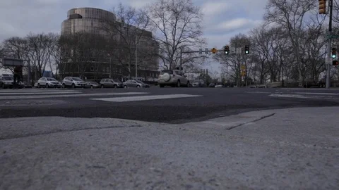 Time-lapse of Urban City Intersection Stock Footage 113070034