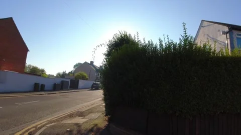 Time Lapse. Urban Drive Through City Streets of England Stock Footage 321366374