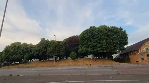 Time Lapse of Urban Drive Through City Streets of England Video stock 321919514