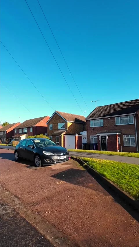 Time Lapse Urban Drive Through City Streets of England Stock Footage 323259911
