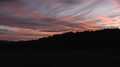 Time lapse - Utah sky at dawn Stock Footage 90403464