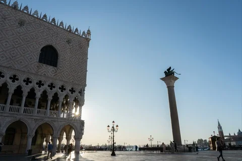 Time lapse Venice at dawn Stock Footage 116825184