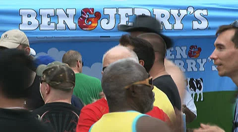 (Time-lapse version) Ben and Jerry’s Ice Cream Stock Footage 24721152