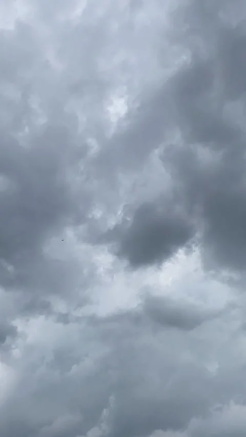 Time lapse, vertical video, clouds in the sky. Stock Footage 246380180