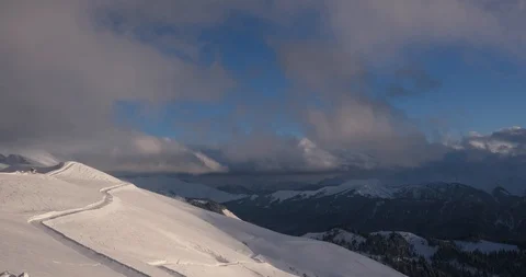 Time lapse very beautiful nature Moving clouds Vidéo 101734540