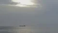 Time-lapse of vessel sailing across open ocean. Express freight delivery by sea HD Footage