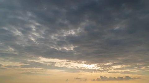 Time lapse video amazing Scene of Colorful sunset with Moving clouds backgrou Stock Footage 130994652