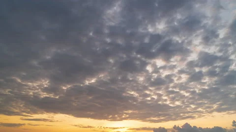 Time lapse video amazing Scene of Colorful sunset with Moving clouds backgrou Stock Footage 130995904