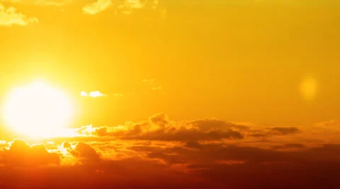 Time lapse video, beautiful sunset Stock Footage 25601283