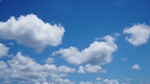 Time-lapse video blue sky with clouds	 Vídeo Stock 172388483