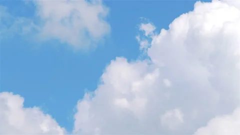 Time lapse video of changing cloudscape in 4K Stock Footage 97453397