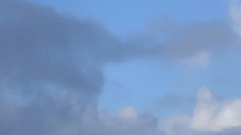 Time lapse video of changing cloudscape in 4K Stock Footage 138980184