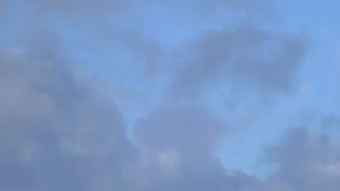 Time lapse video of changing cloudscape in 4K Stock Footage 138980622