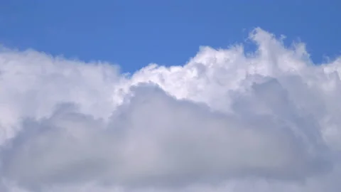 Time lapse video of changing cloudscape in 4K Stock Footage 139013293
