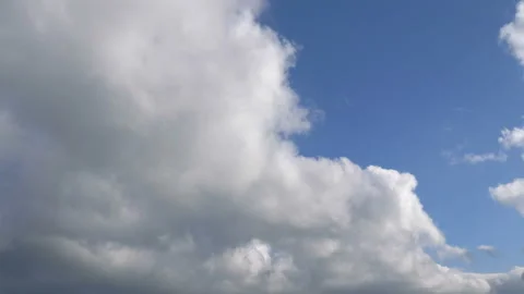 Time lapse video of changing cloudscape in 4K Stock Footage 139189546