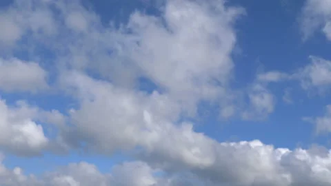Time lapse video of changing cloudscape in 4K Stock Footage 139189850