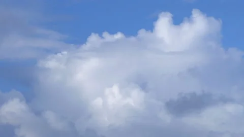 Time lapse video of changing cloudscape in 4K Stock Footage 139200599