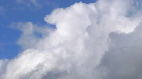 Time lapse video of changing cloudscape in 4K Stock Footage 139200866