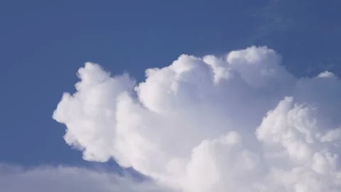 Time lapse video of changing cloudscape in 4K Stock Footage 141230963