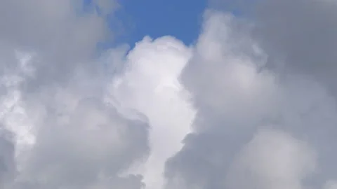 Time lapse video of changing cloudscape in 4K Stock Footage 141232933