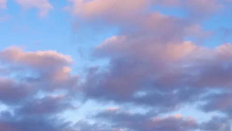 Time lapse video of changing cloudscape in 4K Stock Footage 148075654