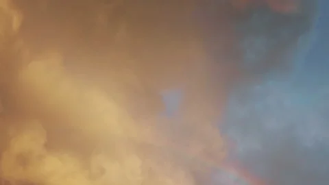 Time lapse video of changing cloudscape in 4K Stock Footage 152722346