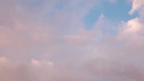 Time lapse video of changing cloudscape in 4K Stock Footage 152722841