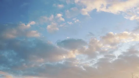 Time lapse video of changing cloudscape in 4K Stock Footage 152723824