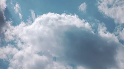 Time lapse video of changing cloudscape in 4K Stock Footage 152724169