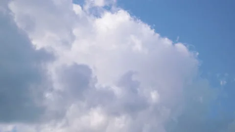 Time lapse video of changing cloudscape in 4K Stock Footage 162809246