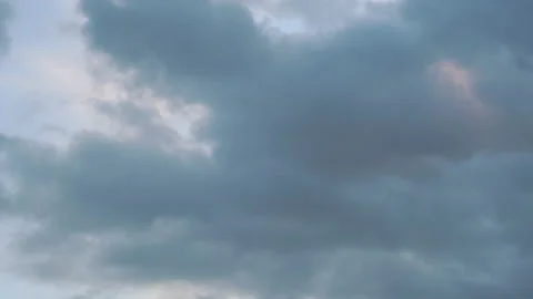 Time lapse video of changing cloudscape in 4K Stock Footage 165452354