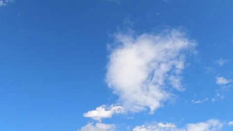 Time lapse video clip on cloud movement Stock Footage 136672433