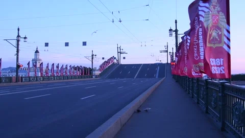 Time lapse video of closing bascule bridge Stock Footage 248719386