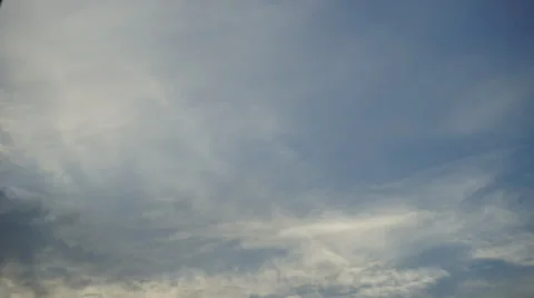 Time lapse video of cloud motion and formation during sunset Stock Footage 37541348
