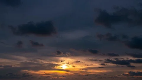 Time lapse Video of cloud moving on sky in sunset or sunrise background in natur Stock-Footage 118517364