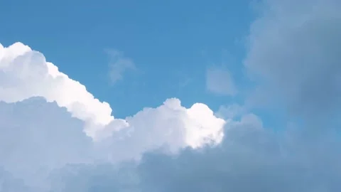 Time Lapse Video Of Clouds And Blue Sky Stock Footage 161058252