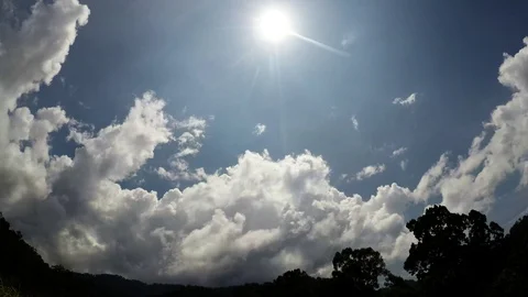 Time lapse video of clouds Stock Footage 117872367