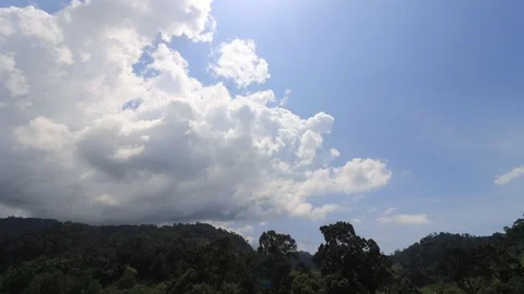 Time lapse video of clouds Stock Footage 117873382