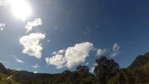 Time lapse video of clouds Stock Footage 118435629