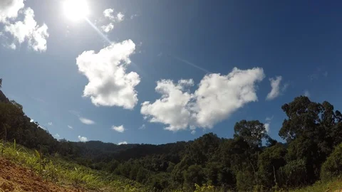 Time lapse video of clouds Stock Footage 118435790